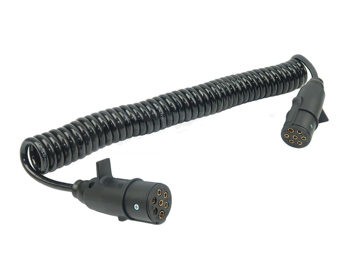 Amazon.co.jp: MOTOR POWER コイル式 7極 ジャンパー ケーブル