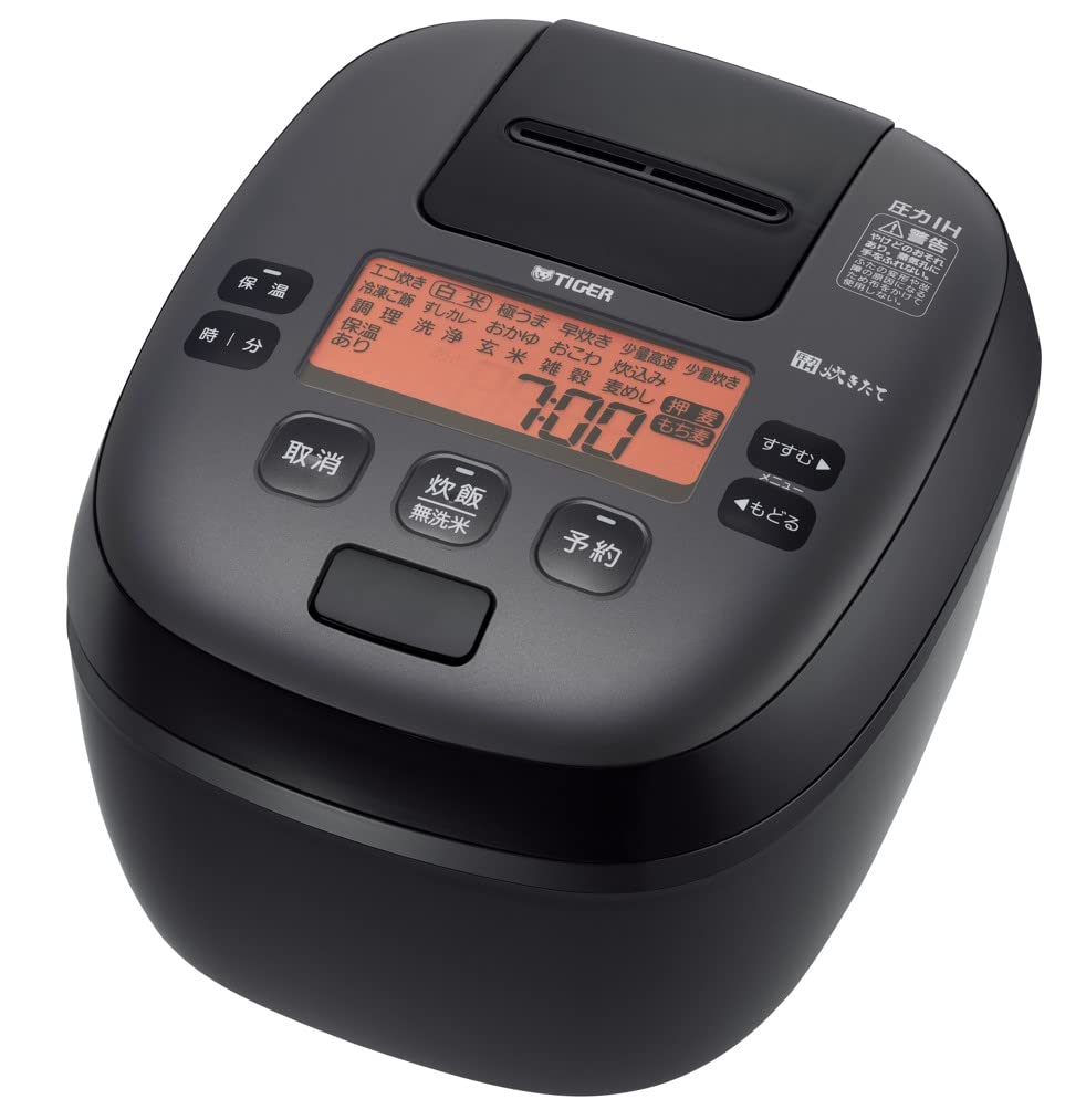 Amazon | JPI-S100-KT(スレートブラック) 圧力IHジャー炊飯器 5.5合