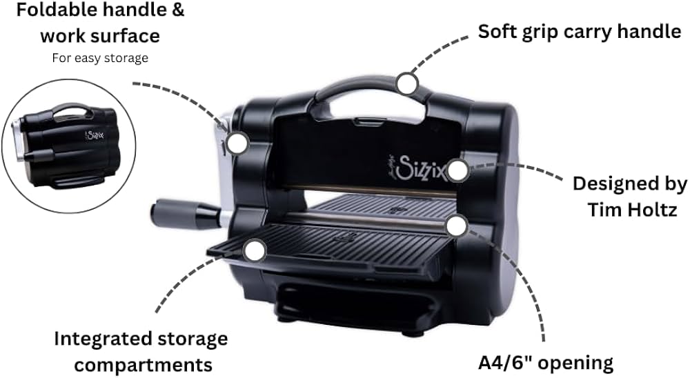 Amazon.co.jp: Tim Holtz Big Shot Foldaway-Black -665305 : ホビー