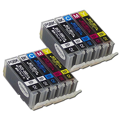 Amazon.co.jp: キヤノン用 BCI-351XL+350XL 5MP 互換インク 5色 2