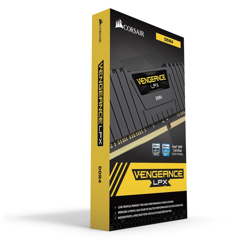 CORSAIR Vengeance LPX 64GB (4x16GB) DDR4 3200 (PC4-25600) C16 1.35