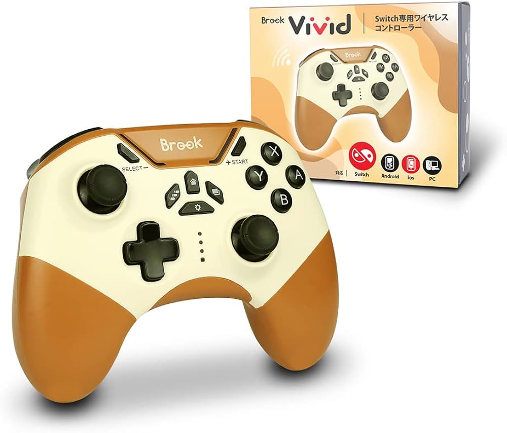 Amazon.co.jp: Brook Vivid NS用 ワイヤレスコントローラー NS/NS Lite