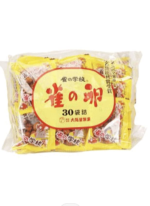 Amazon | お菓子 大阪屋製菓 雀の学校 雀の卵 30小袋詰め×3パック