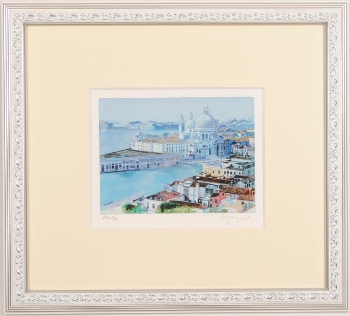 Amazon | ヒロ・ヤマガタ 夜明けのベニス イタリア 絵画 風景画