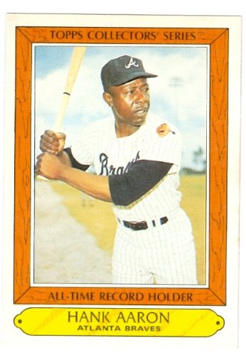 Amazon.com: Hank Aaron baseball card 1985 Topps Collectors Series