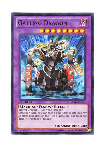 Amazon.co.jp: 遊戯王 英語版 LCJW-EN267 Gatling Dragon ガトリング