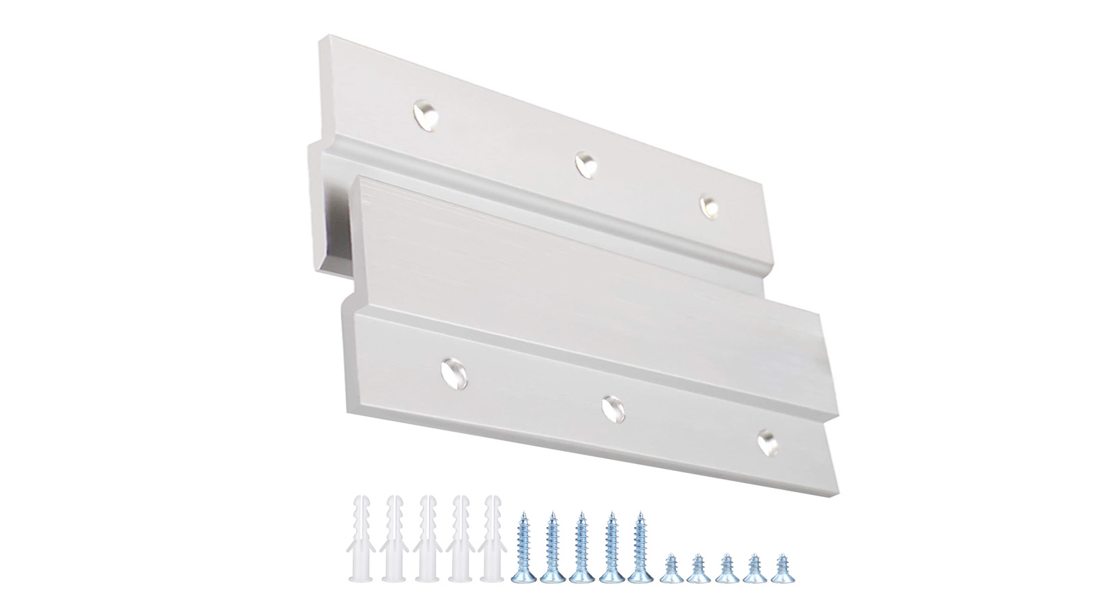 French Cleat Picture Hanger, Aluminum Z Hanger Interlocking Wall
