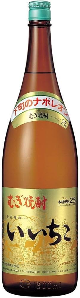 Amazon.co.jp: 〔麦焼酎〕 下町のナポレオン 25度 いいちこ 1．8L