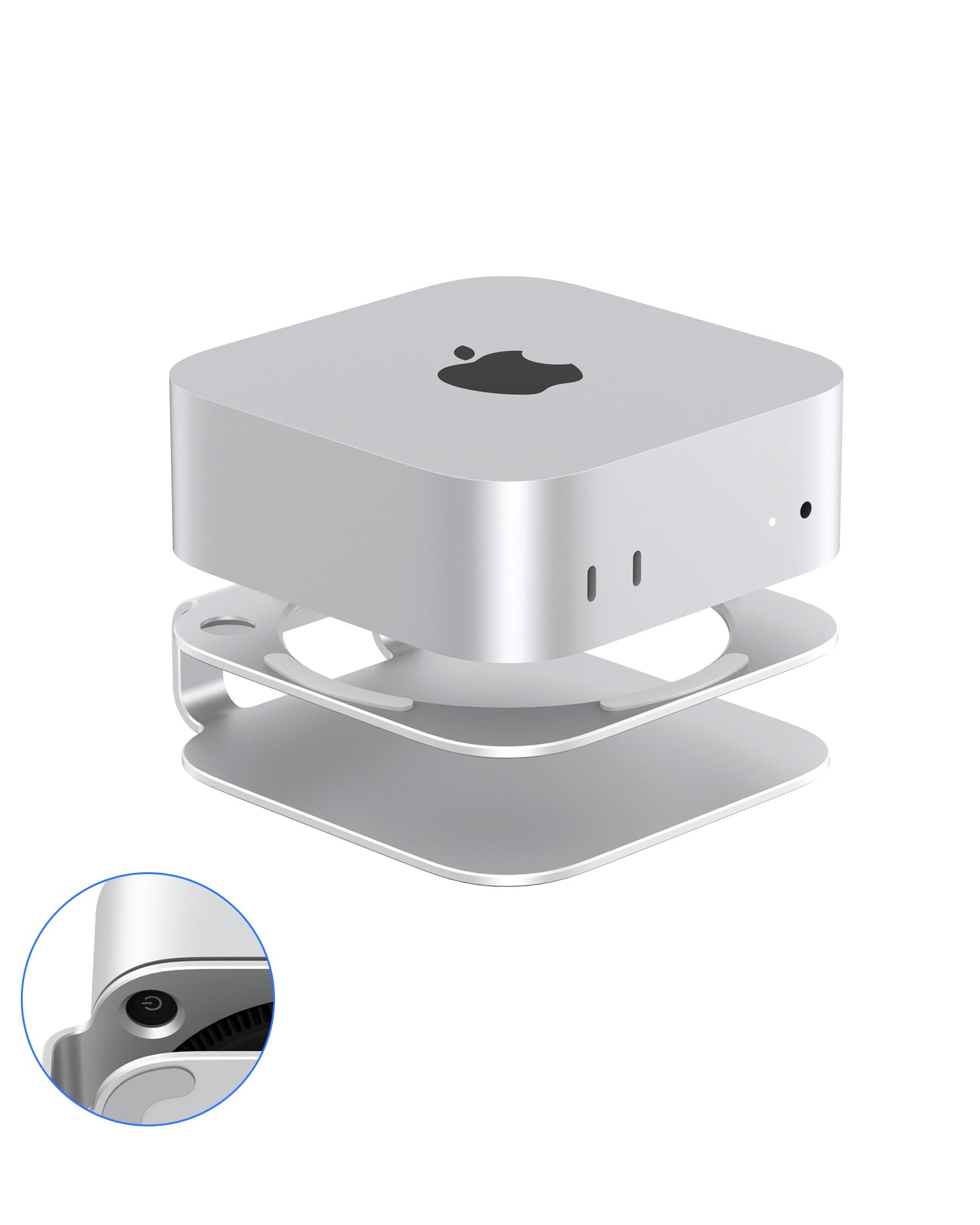 Amazon.co.jp: GEWOKLIY Mac mini M4スタンド アルミマウント 2024 Mac