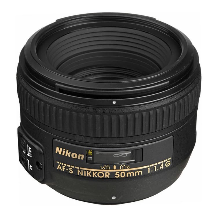 Nikon AF-S FX NIKKOR 50mm f/1.4G Lens with Auto Focus for Nikon