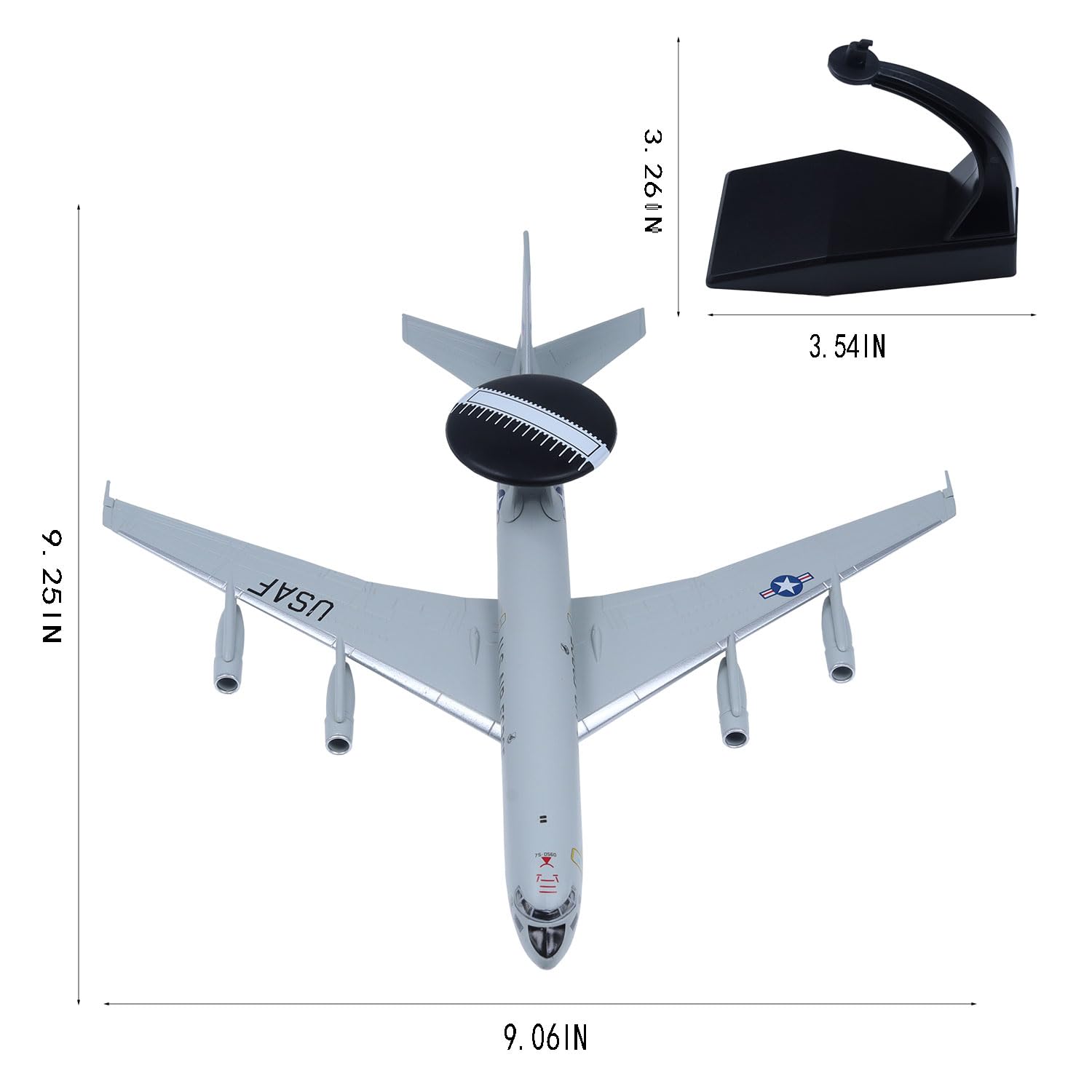 Amazon.co.jp: Udnorbay USAF E-3 セントリー (AWACS) エアクラフト