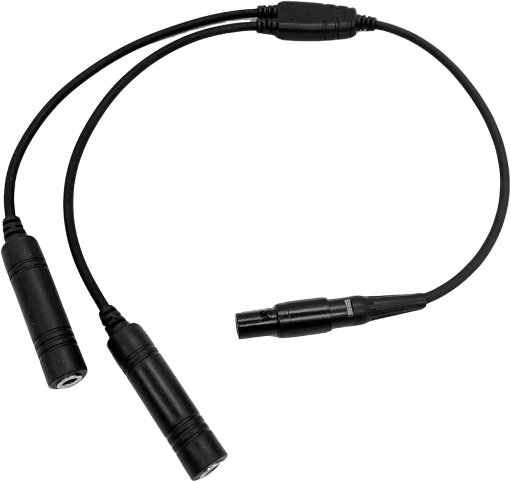 Amazon.com: JUYODE General Aviation Headset GA Dual Plugs to Lemo