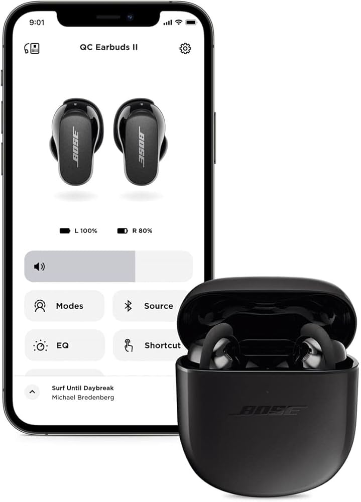 Bose QuietComfort Earbuds II, Wireless, Bluetooth, Noise