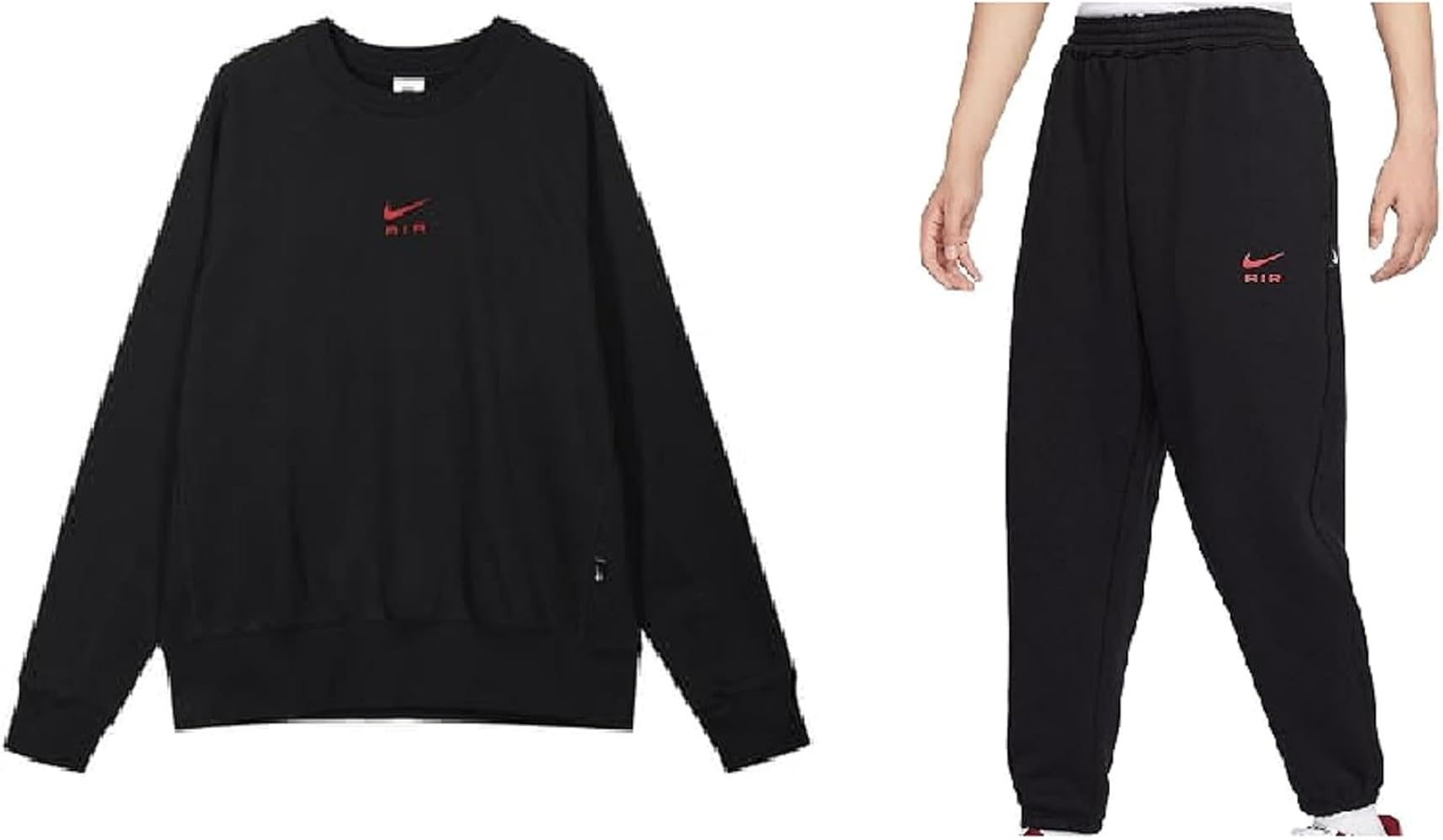 Amazon.co.jp: [ナイキ] AIR 起毛フリース スウェットクルー×ジョガー