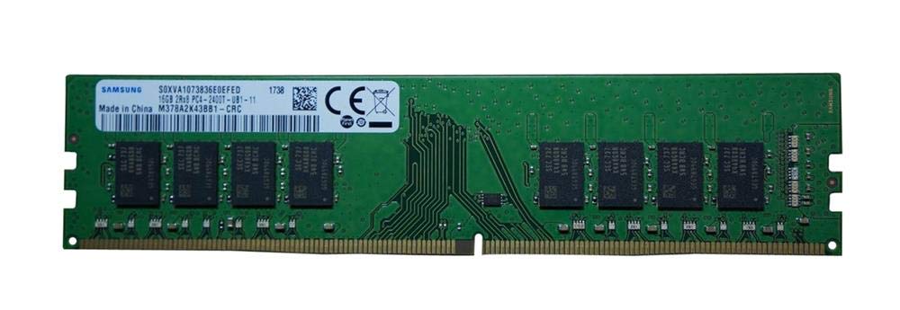SAMSUNG 16GB DDR4 PC4-19200, 2400MHZ, 288 PIN DIMM, 1.2V, CL 17
