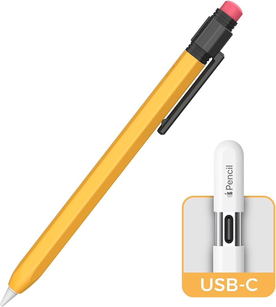 TRONWIN Apple Pencil USB C Kılıf, Silikon Kılıf Koruyucu Kılıf