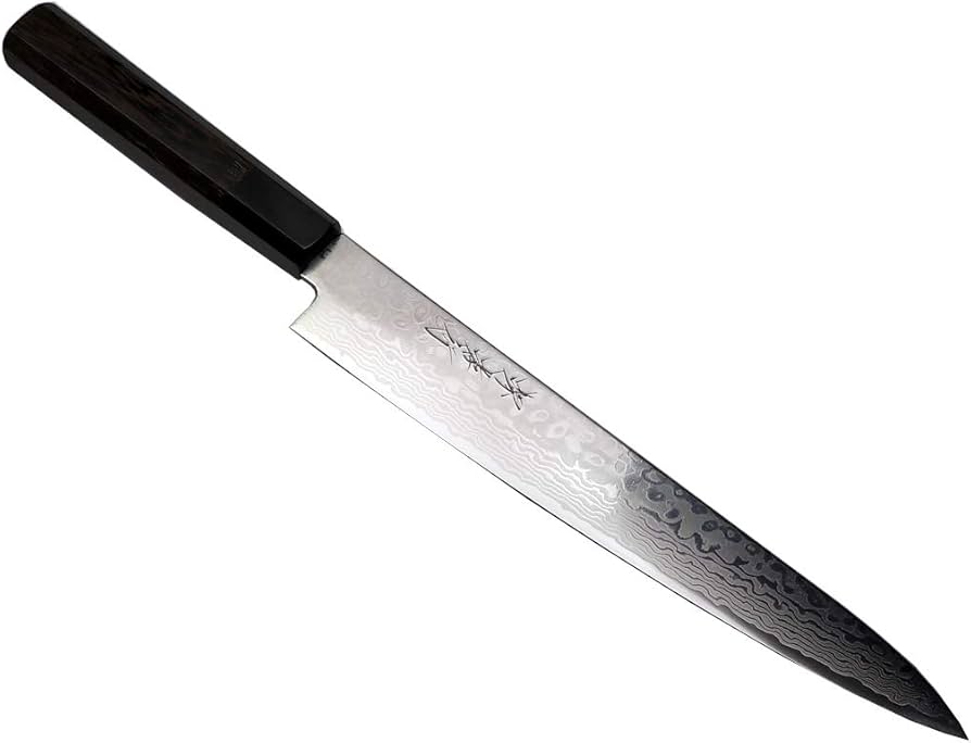 堺孝行 銀河 ZA-18 ダマスカス鋼 剣型牛刀/三徳 【最高級ステンレス