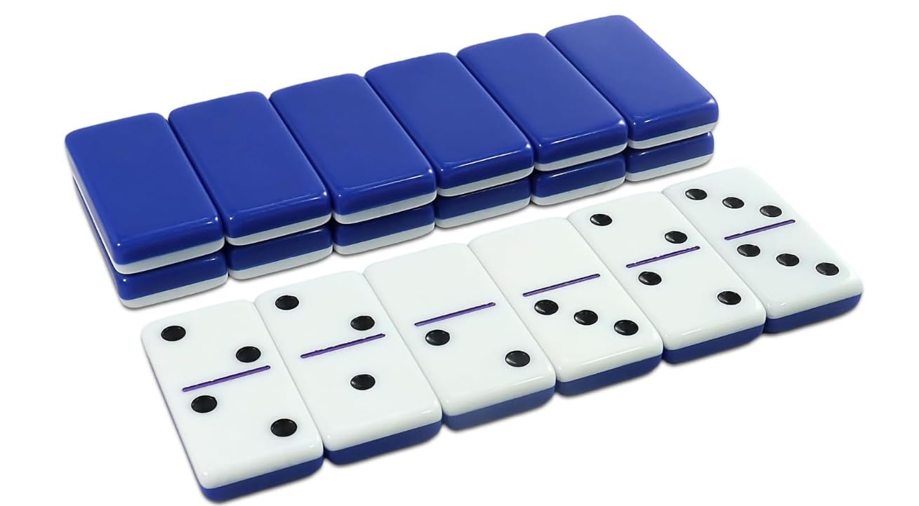 Amazon.com: IDTQ Dominoes Set for Adults, Double 6 Dominos Game
