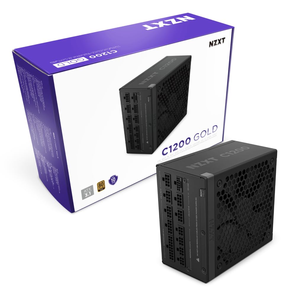 Amazon.com: NZXT C1200 Gold ATX 3.1 - Fully Modular Low-Noise PC