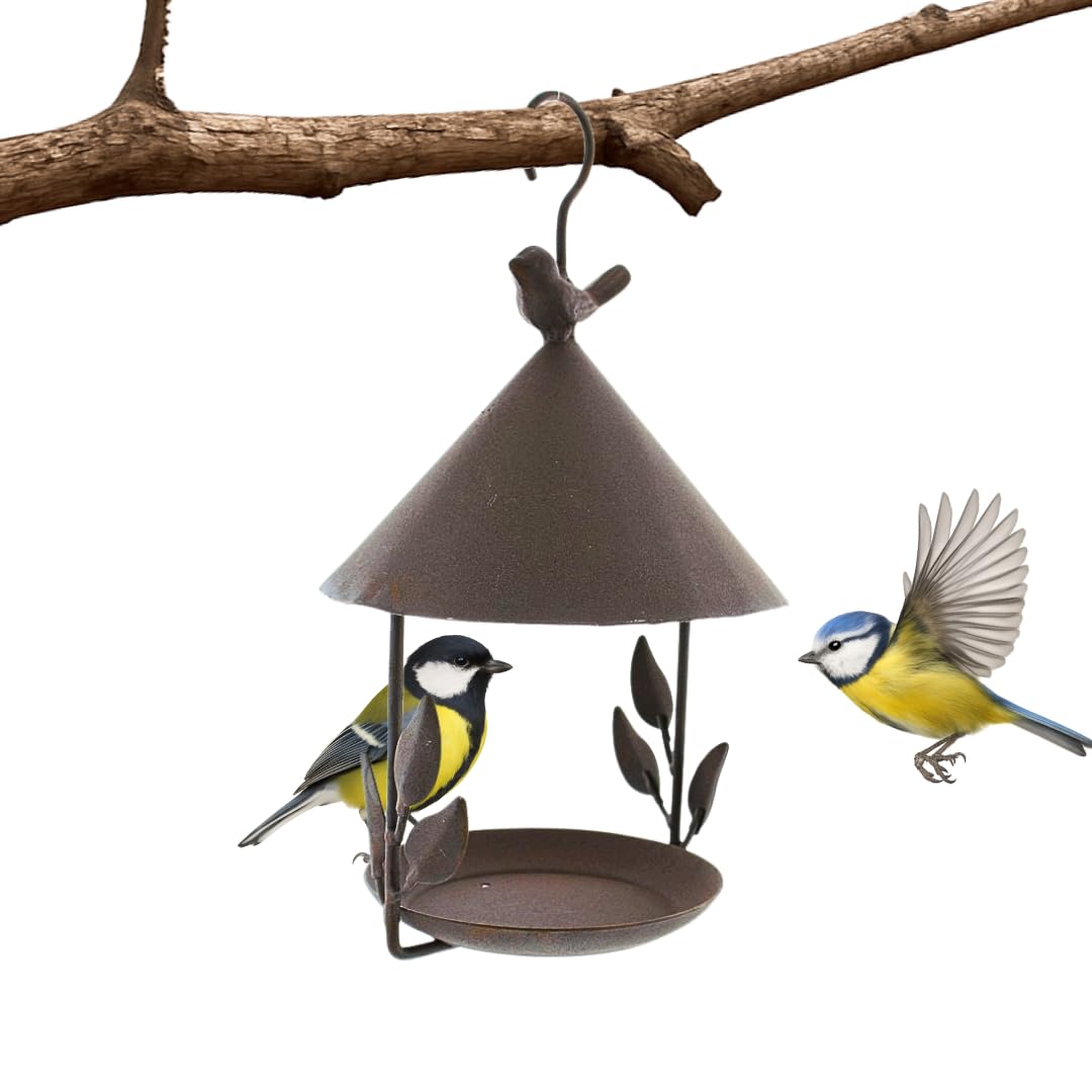 Amazon.co.jp: 【庭に小鳥を招くバードフィーダー】アンティーク調