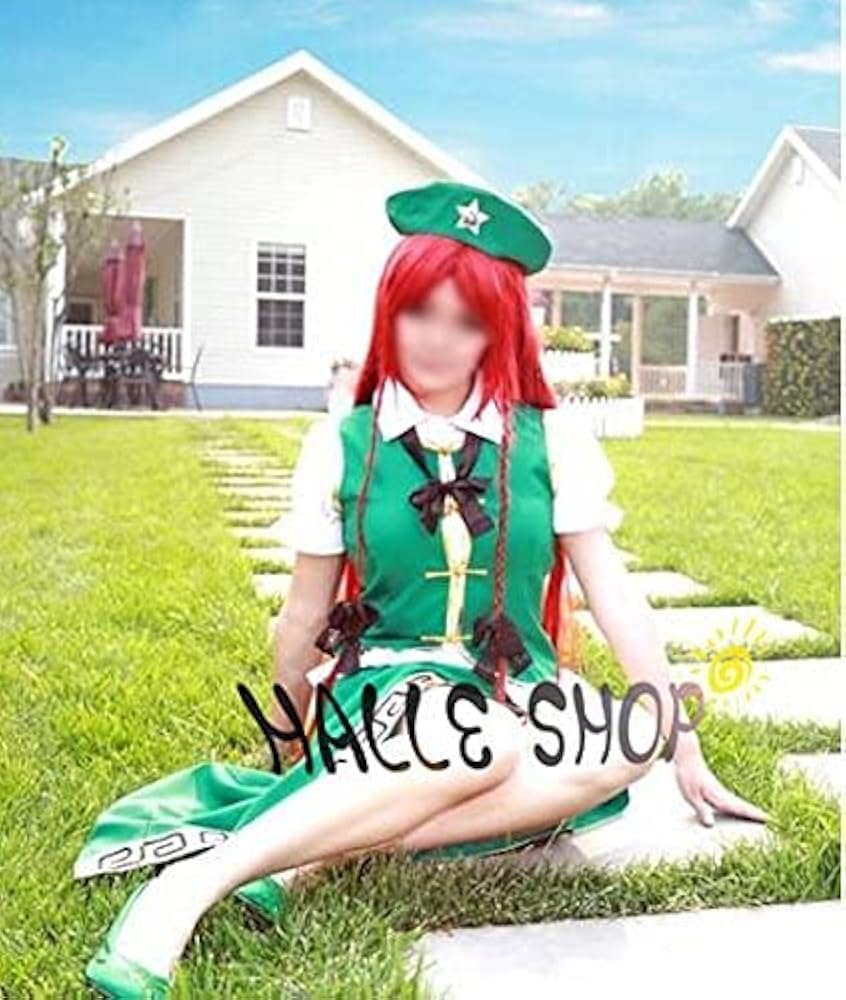 Amazon.co.jp: [Rianpesn] Project 紅魔郷 紅美鈴 コスプレ衣装＋