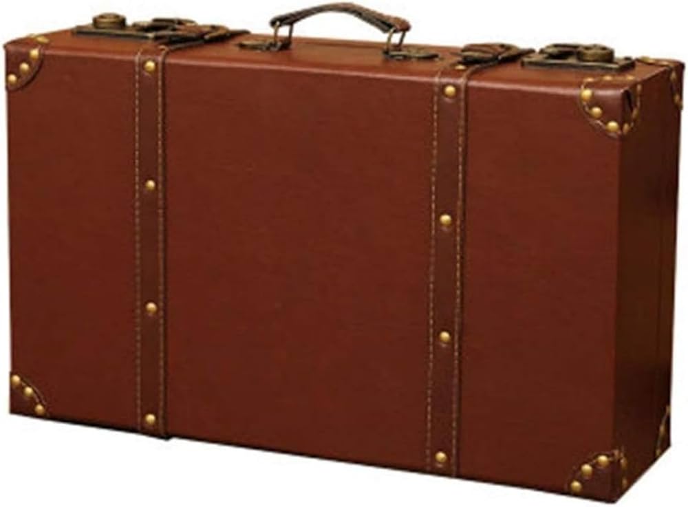 Amazon.co.jp: Giawkca トランクケース アンティーク ヴィンテージ