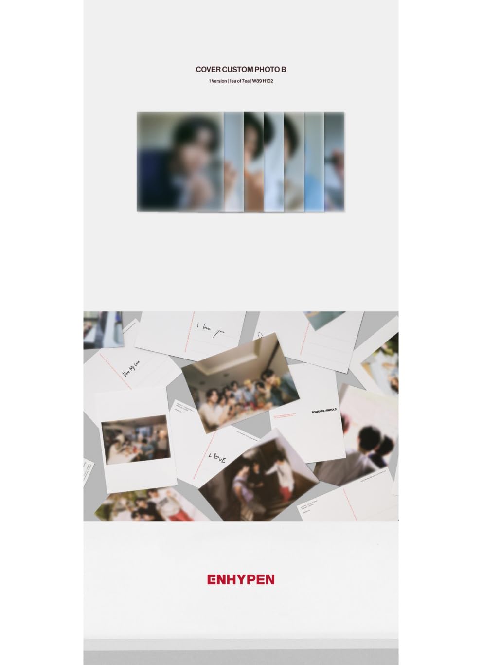 Amazon.co.jp: ENHYPEN ROMANCE : UNTOLD 2nd Album with Tracking EN