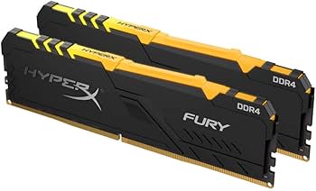 HyperX Fury 16GB 3200MHz DDR4 CL16 DIMM (Kit of 2) 1Rx8 RGB XMP