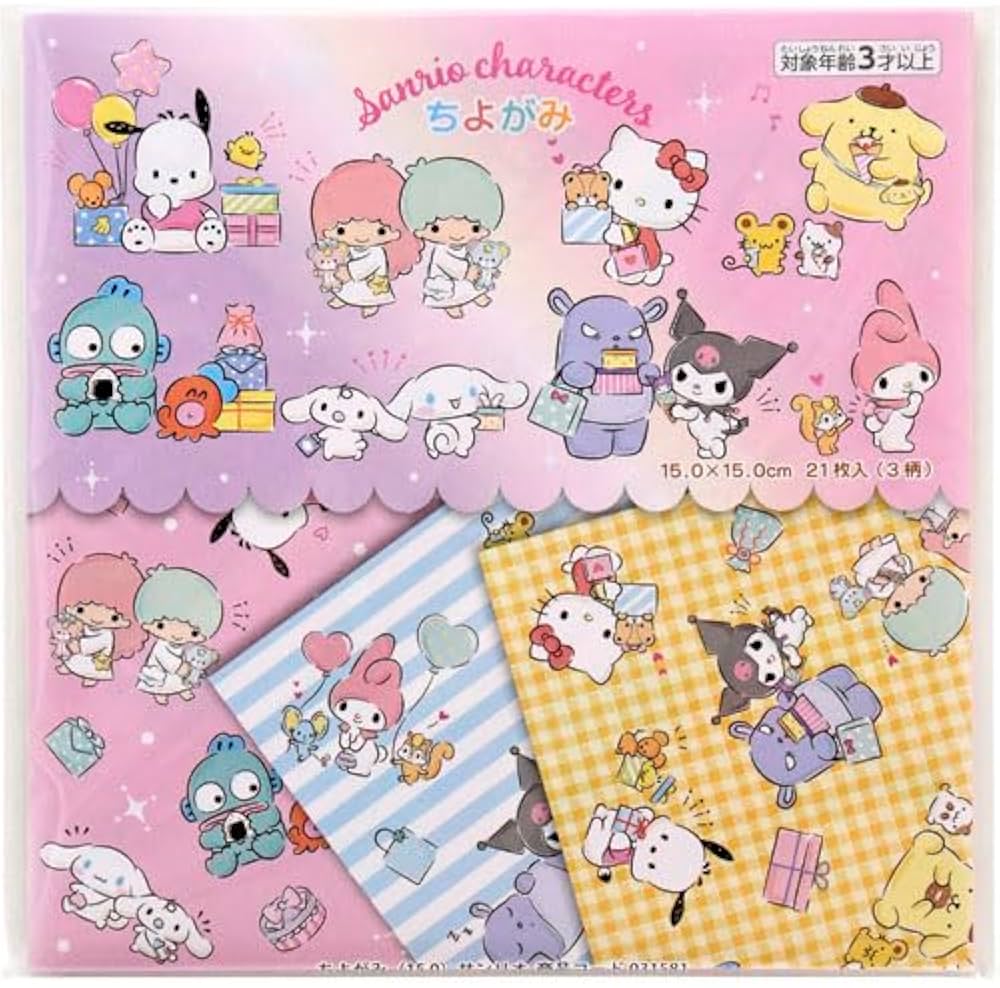 Amazon | トーヨー ちよがみ サンリオ 31581 | おりがみ | ホビー
