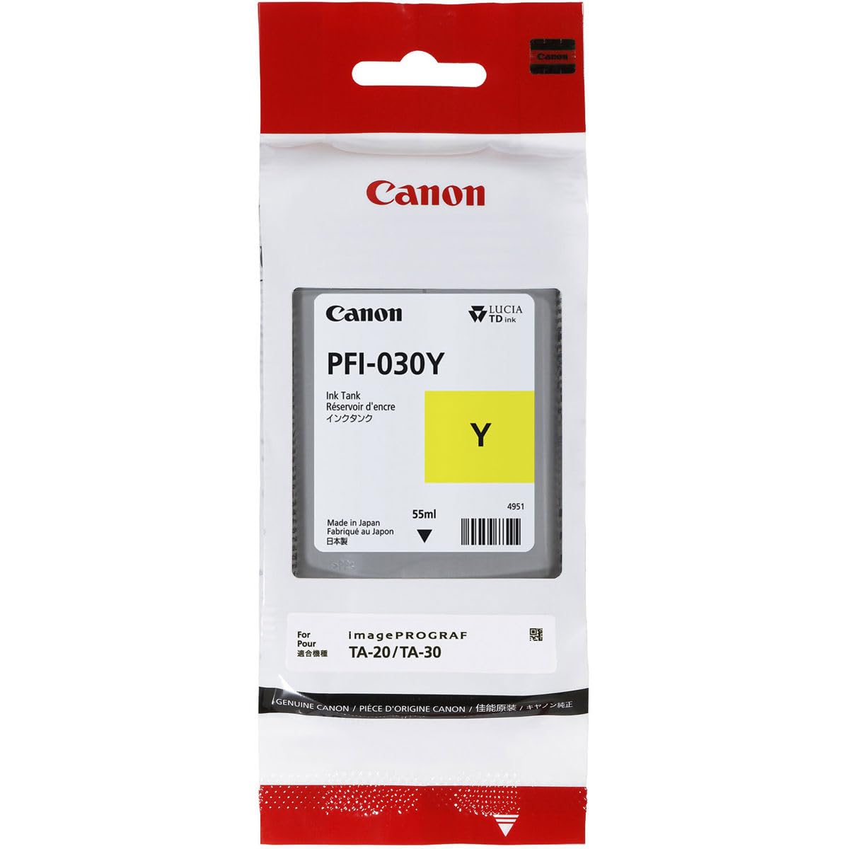 Amazon.com: Yellow Ink 55ml (PFI-030Y) for Canon imagePROGRAF TA