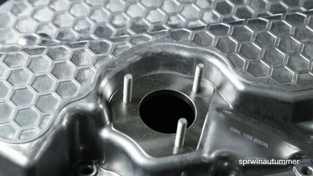 Amazon | Sprwinautummer EA888 アルミニウム エンジン オイル パン