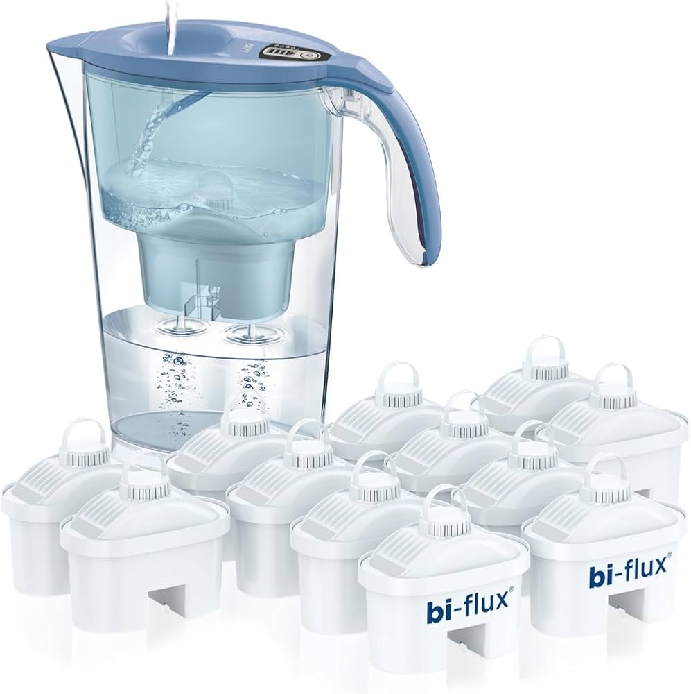 Amazon | Laica J9074A1 kit 13 bi-flux filters and filter jug, 2.3
