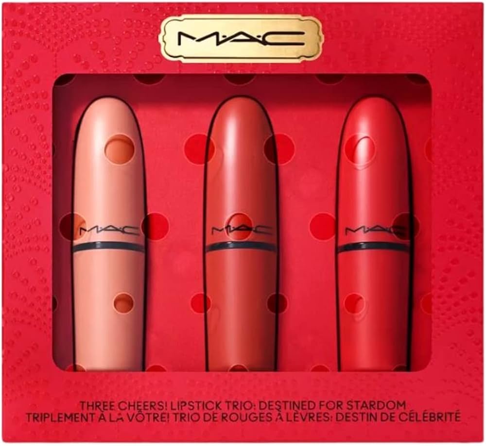 Amazon.com: MAC Limited Edition Three Cheers! Lipstick Trio