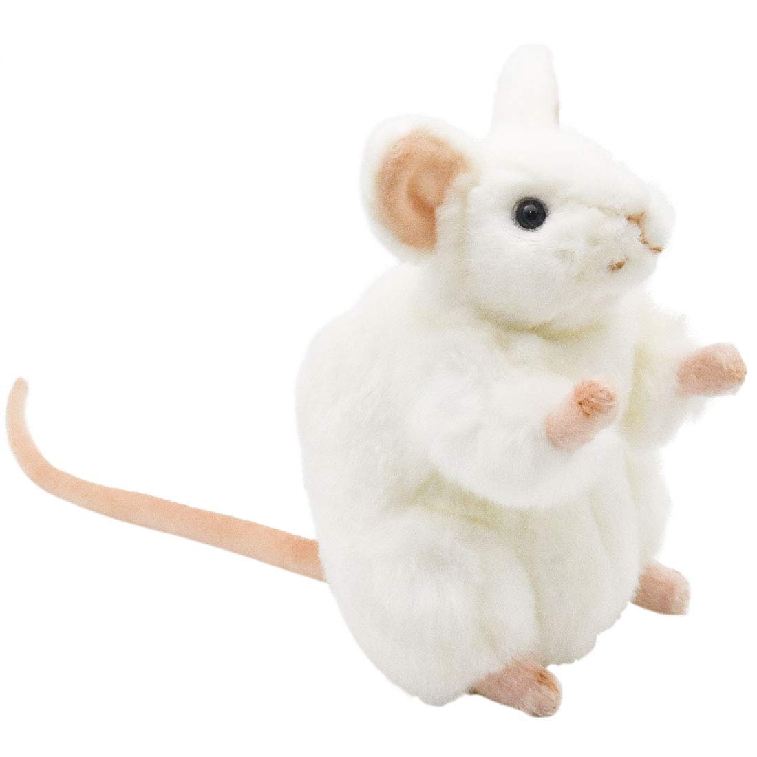 Amazon.co.jp: HANSA ハンサ ぬいぐるみ 5323 白ネズミ 32 WHITE MOUSE