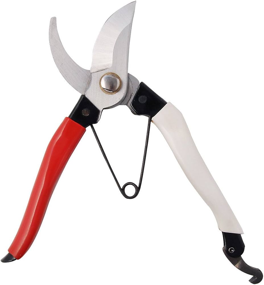 Amazon | CLUB.J 全鋼 剪定鋏 金止 200mm 左利き用 | 園芸用はさみ
