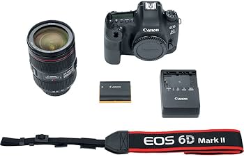 Amazon.com : Canon EOS 6D Mark II DSLR Camera with 24-105mm f/4L