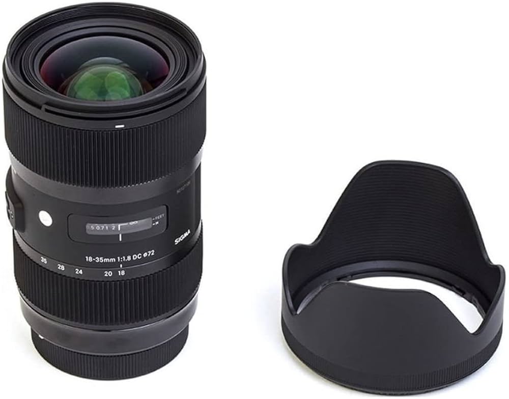 Sigma 18-35mm F1.8 DC HSM Lens for Nikon APS-C DSLRs (Black