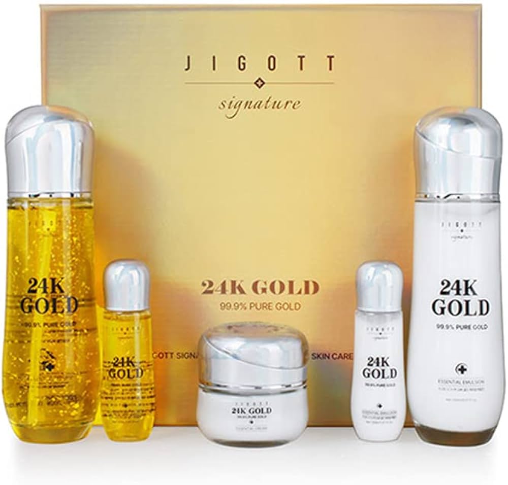 Amazon.com : Jigott - Signature 24K Gold Essential Skin Care 3 Set