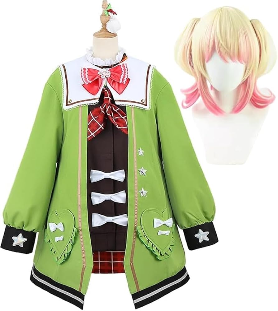 Amazon.co.jp: [小さな店] 桃鈴ねね コスプレ 衣装 バーチャルYouTuber