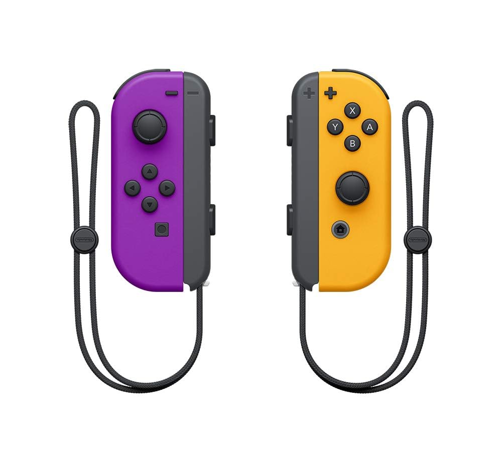 Nintendo Neon Roxo/Laranja Neon Joy-Con (L-R) - Interruptor