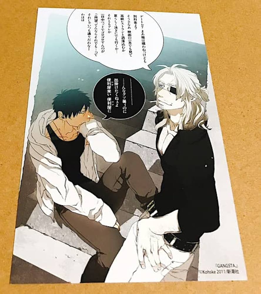 Amazon.co.jp: GANGSTA. ポストカード Kohske イラストカード