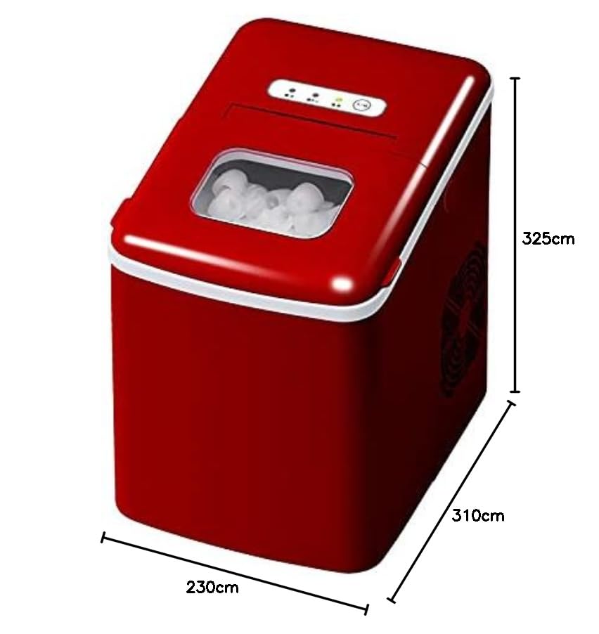 Amazon.co.jp: ベルソス 家庭用 コンパクト高速製氷機 (レッド) VS