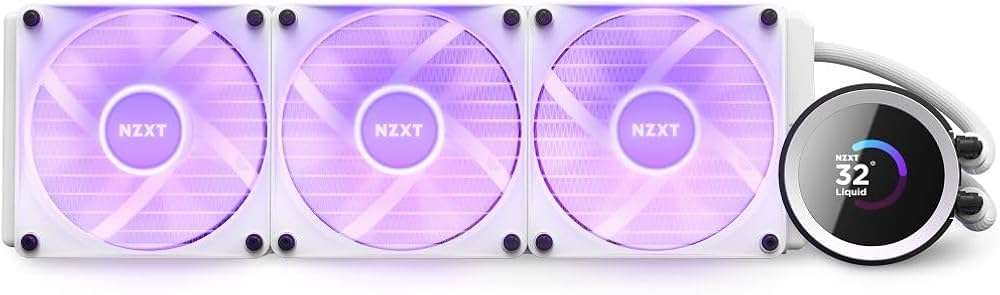 Amazon.co.jp: NZXT KRAKEN RGB 360 White 簡易水冷CPUクーラー RL