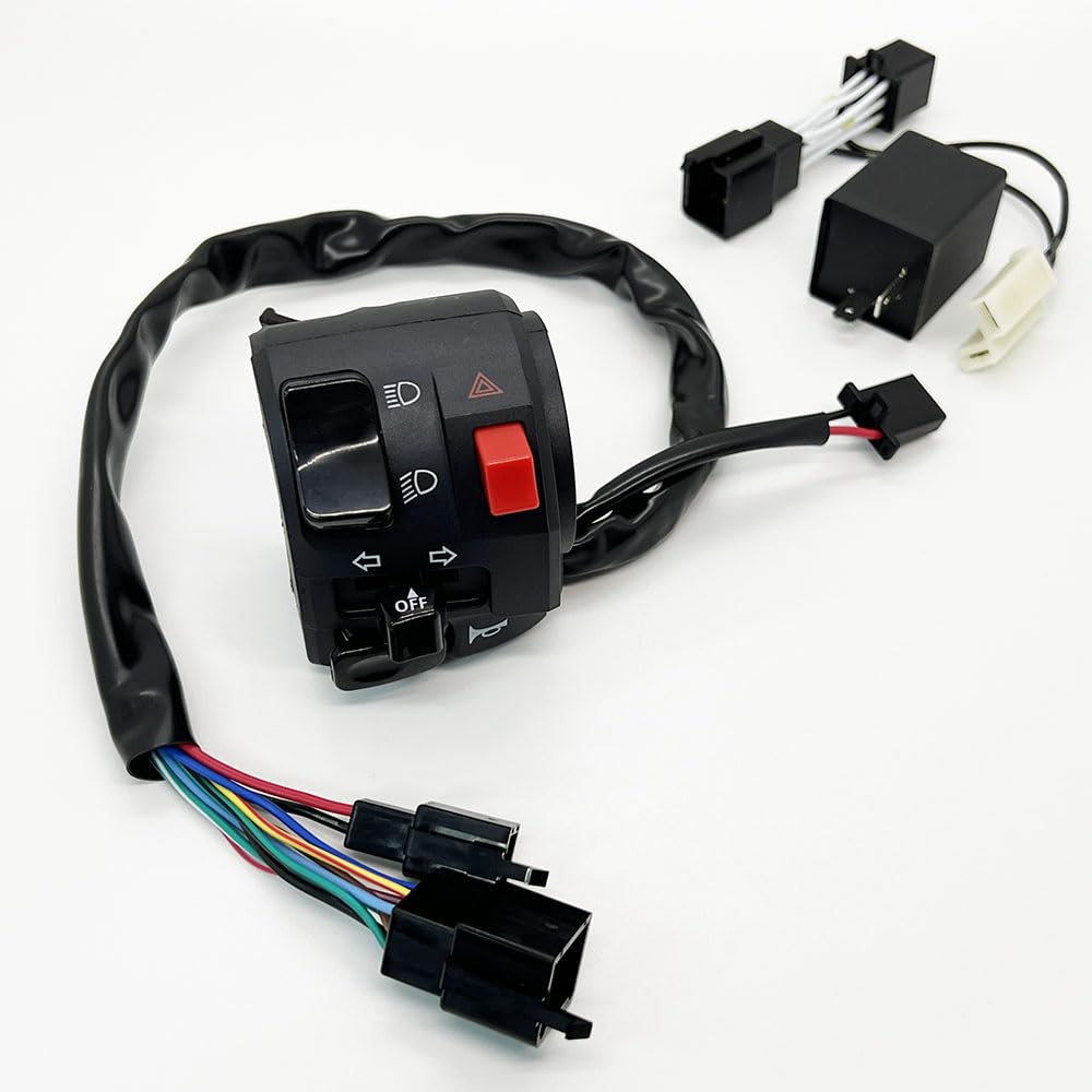 Amazon.co.jp: 8502 【ハザード パッシング 機能追加】 Z125 PRO ZX 左