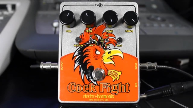 Amazon.com: Electro-Harmonix Cock Fight Cocked Talking Wah Pedal