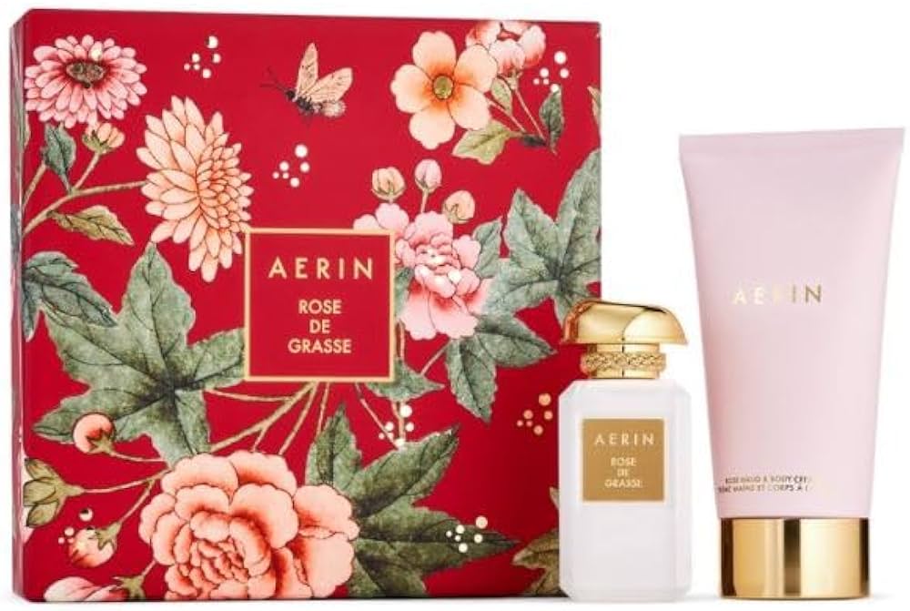 Amazon.com : AERIN Rose De Grasse 2-Piece Gift Set - Parfum (1.7