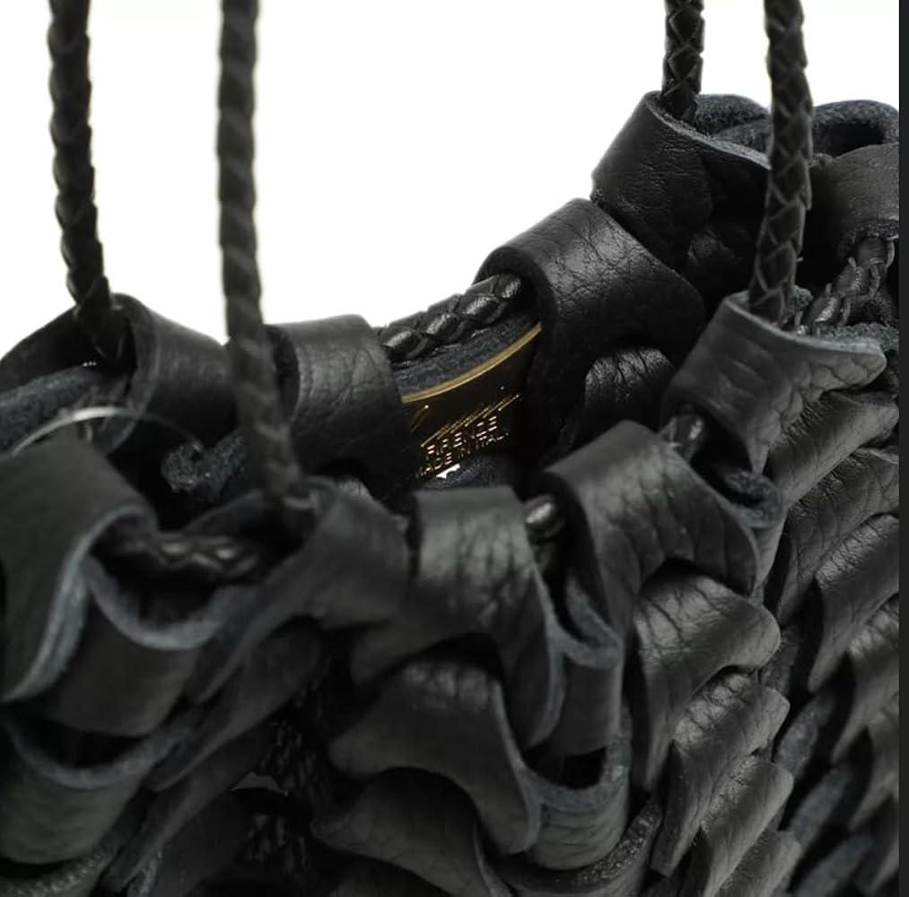 Amazon.co.jp: [イルミーチョ] バッグ 巾着 ドローストリング レザー