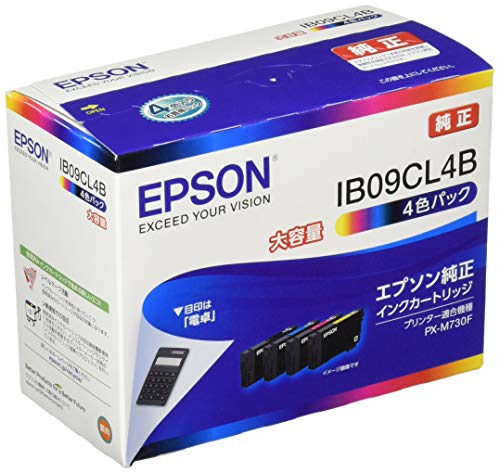 Amazon.co.jp: エプソン 純正 インクカートリッジ IB09CL4B 4色パック