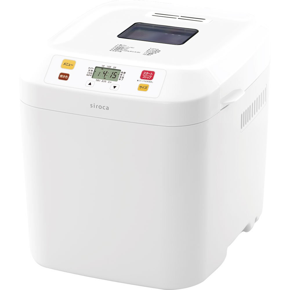 Amazon | siroca 2斤対応ホームベーカリー 全12メニュー搭載 【ジャム