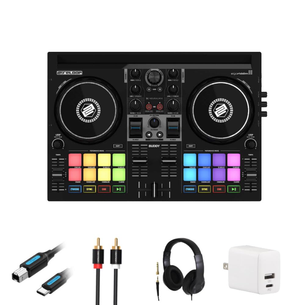 Amazon | Reloop Buddy DJコントローラー djay対応 ケーブル
